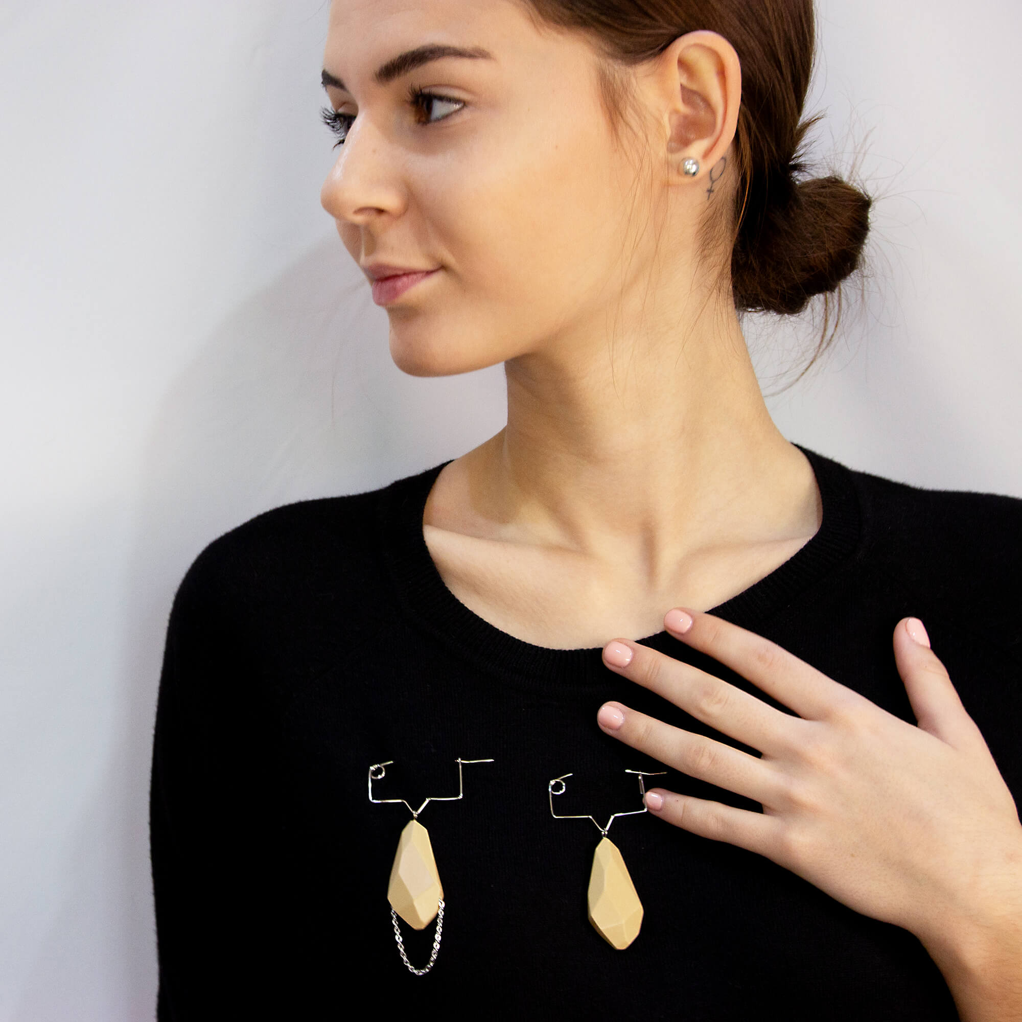 Broche Pepita Cadena Café