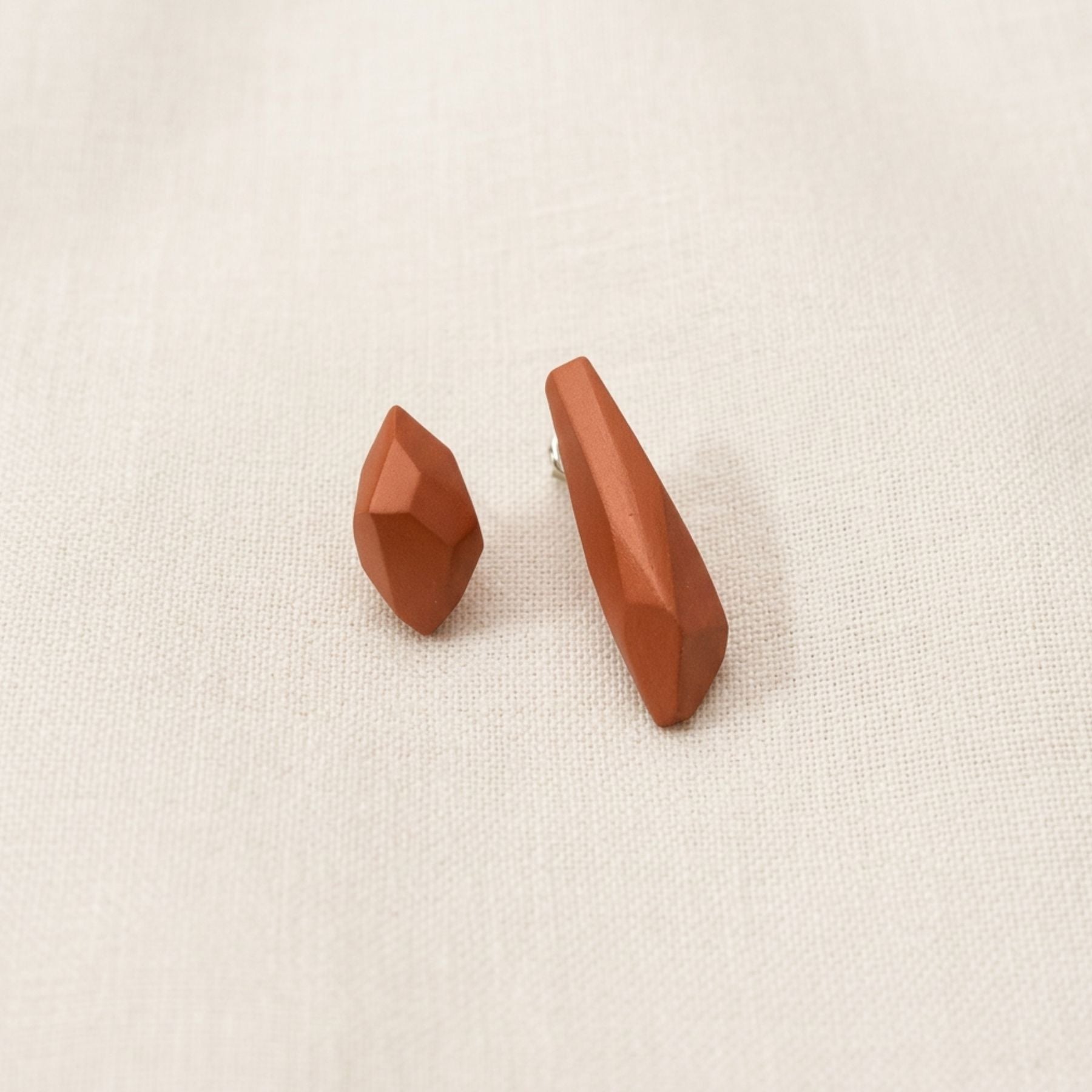 Pendientes Dúo Cobre "Serie Plata"