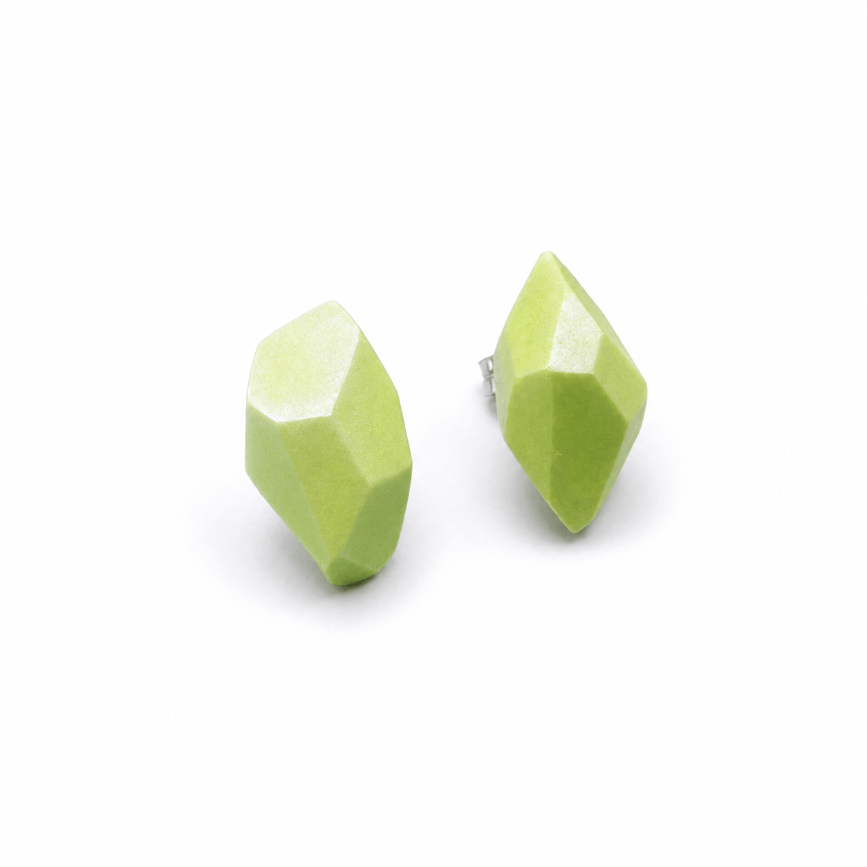 Pendientes Pepita Esencia "Serie plata" Verde lima