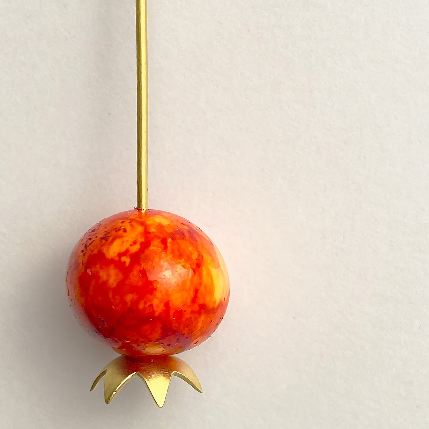 Pendientes Granadita dorados