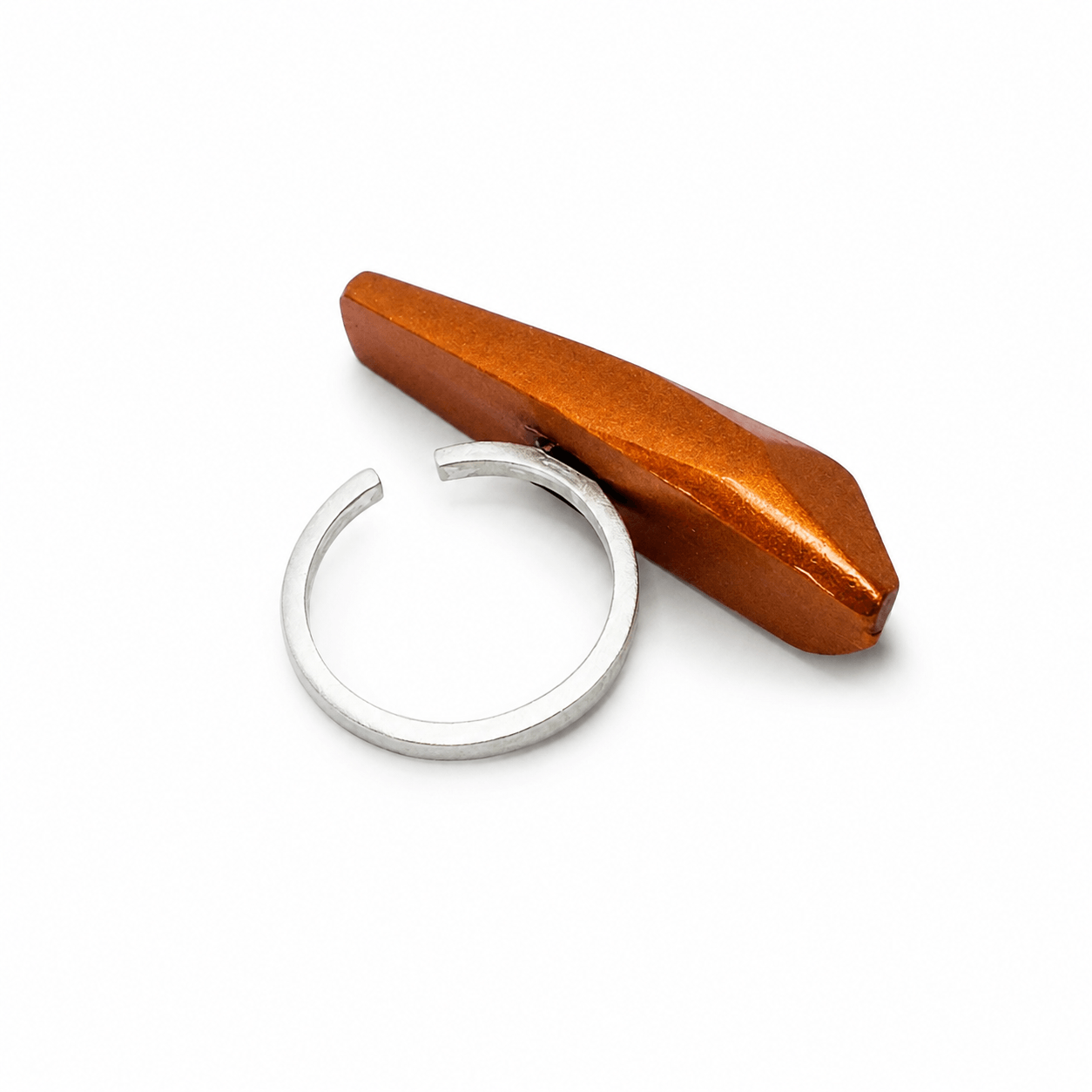 Anillo Vértice Cobre  "Serie Plata"
