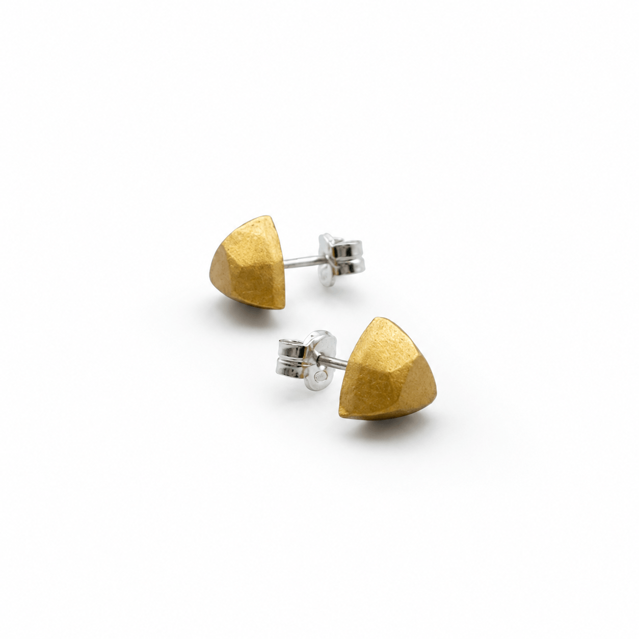 Pendientes Mini  Amarillo dorado "Serie Plata"