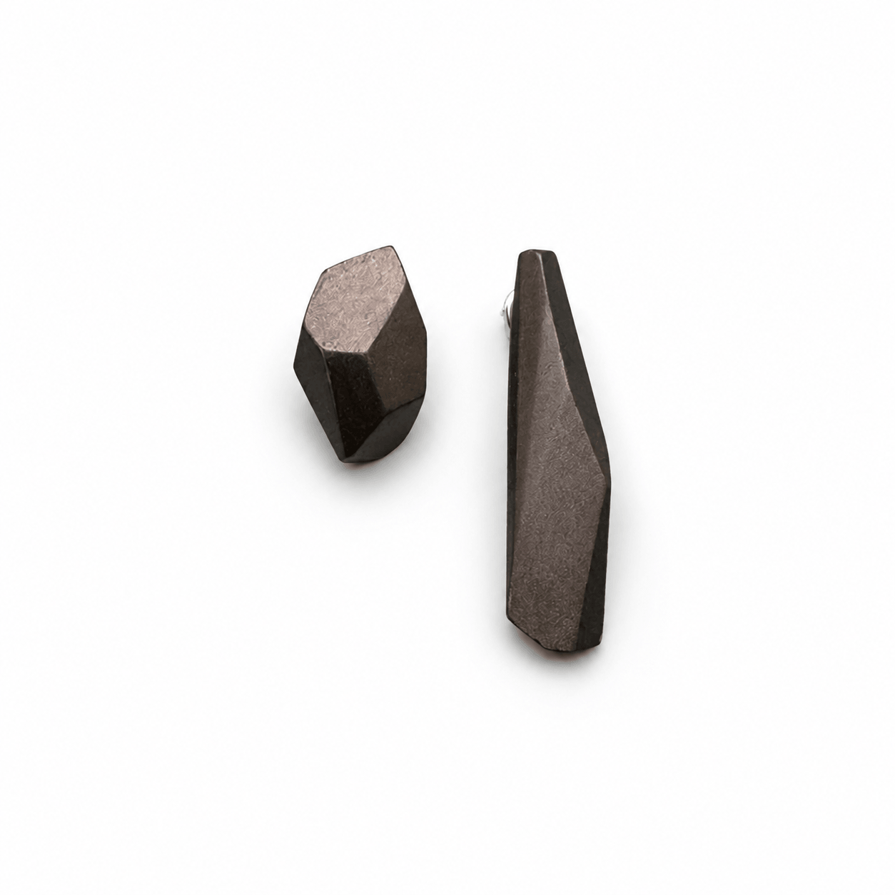 Pendientes Dúo Chocolate "Serie Plata"