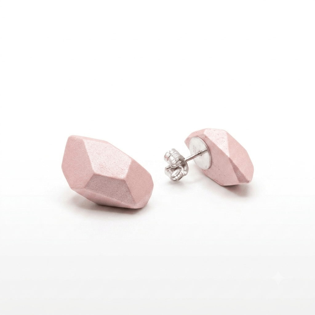 Pendientes Pepita Esencia "Serie plata" Rosa