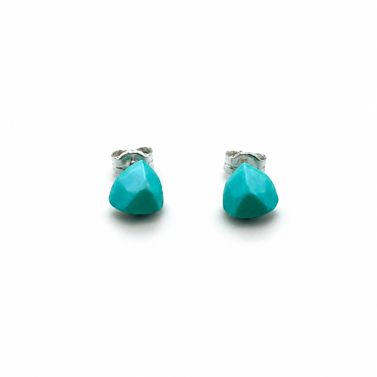 Pendientes Mini  Turquesa "Serie Plata"